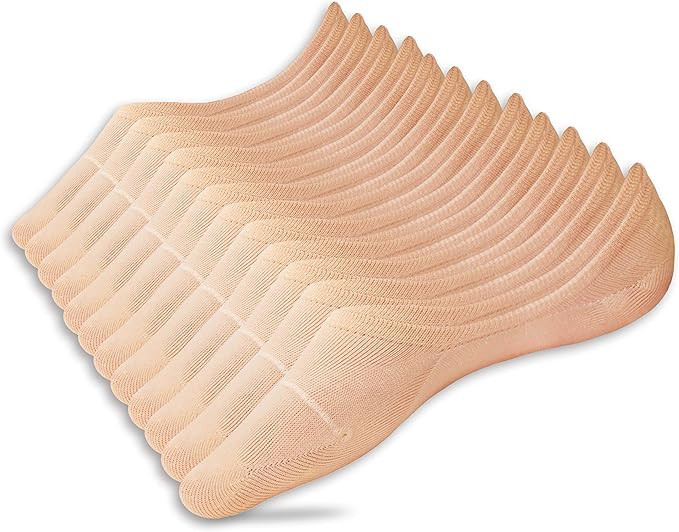 Eedor Women's 3/6/8 Pairs Thin No Show Socks Non Slip Flat Boat Line | Amazon (US)