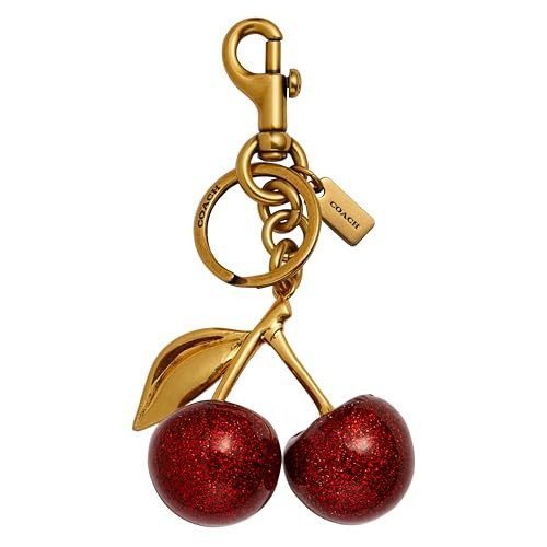 Coach Women's Resin Cherry Bag Charm Key Chain, Red Apple, One Size | Amazon (US)