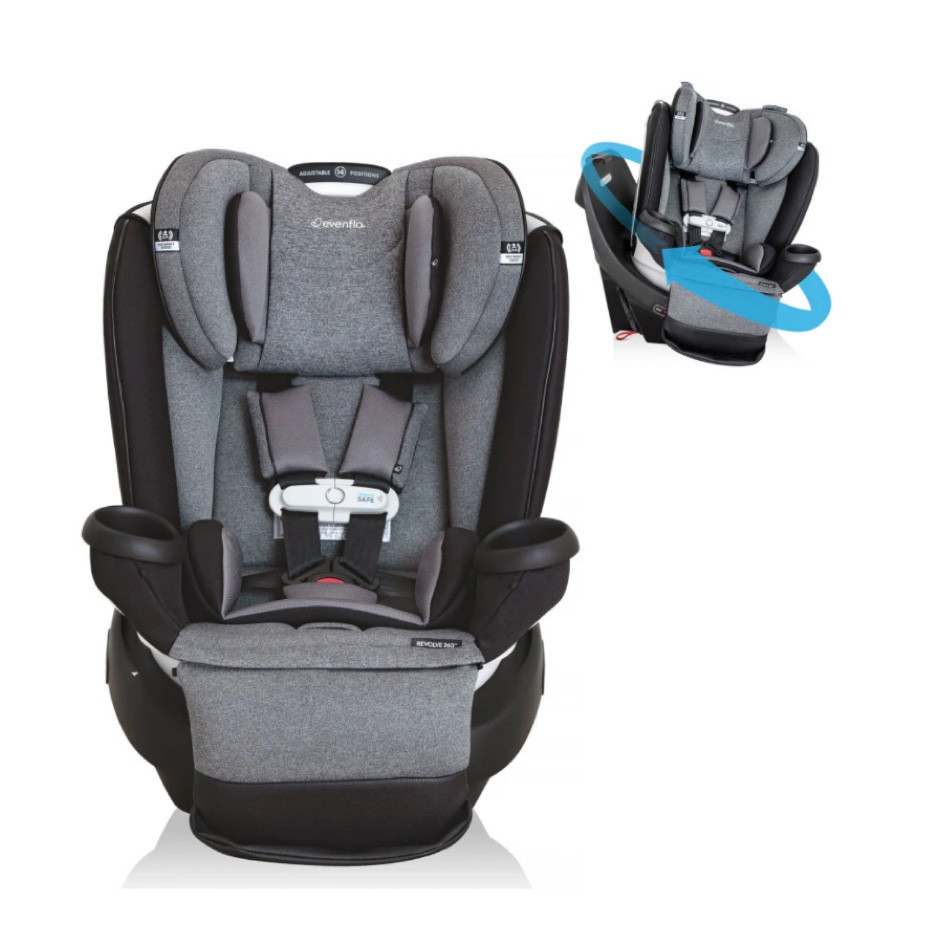 A STEAL!!! Regularly $429, marked down to $218!!!!

The revolution just got extended! The Evenflo® Gold Revolve360TM Extend All-in-One Rotational Car Seat with SensorSafe™ offers the extended security of rear-facing all the way up to 50 lb. Child safety experts say the longer your child remains rear-facing, the better, and the Revolve360 Extend is here to help with peace of mind all the way around. A spin-off of the Revolve360, America’s bestselling rotating car seat, the Revolve360 Extend offers one-hand, 360° rotation that makes it easy to get your child in and out of the car. The Evenflo Gold Revolve360 Extend will also help put your mind at ease when it comes to child car seat safety, featuring SensorSafe to connect you to your little one from the backseat.

Car seat | baby car seat | sale 

#LTKSaleAlert #LTKKids #LTKBaby