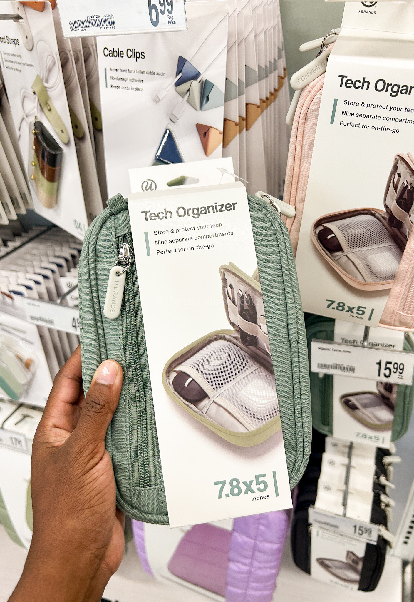 another great product find i saw at office depot - a tech organizer that can also work for art supplies or something 🙃

#LTKU