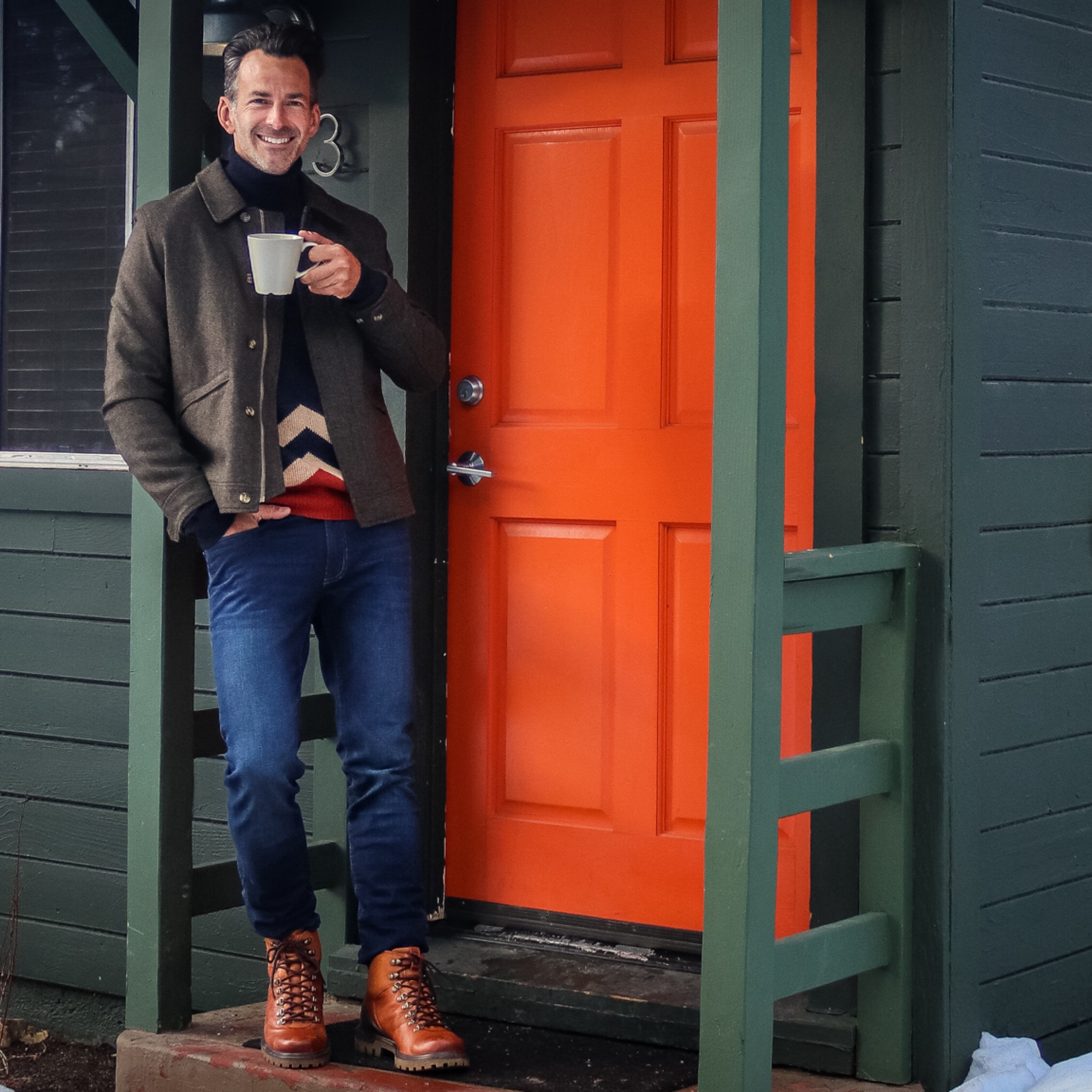 Winter looks that can be dressed up, or dressed down and worn casually for him! Great gift ideas here with these fashionable winter jackets, wool sweaters with bursts of color and design, classic yet comfortable jeans and boots made for the elements. Winter is an opportunity to layer, have fun and feel good in what we wear!↣ 

#LTKSeasonal #LTKmens #LTKstyletip