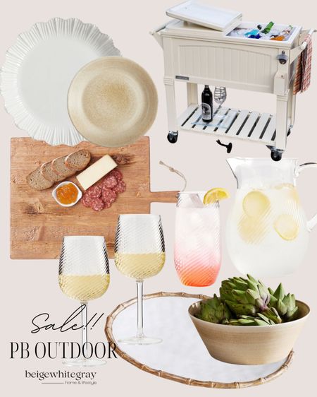 Pottery barn sale! I rounded up some great deals on outdoor plates and drink ware for outdoor entertaining. And the best charcuterie board and cooler as well. 

#LTKSaleAlert #LTKHome #LTKSummerSales