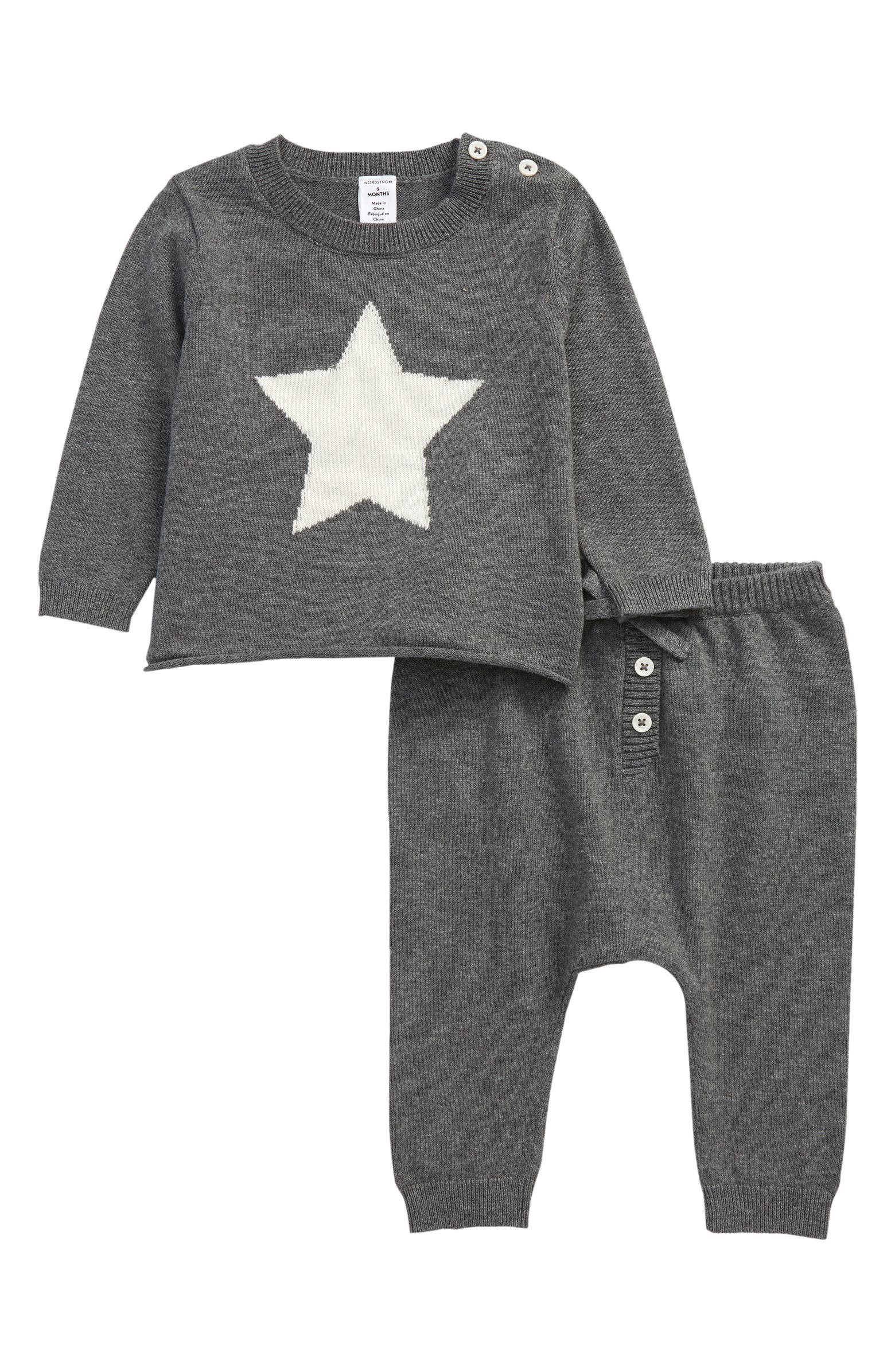 Star Intarsia Pullover & Pants Set | Nordstrom