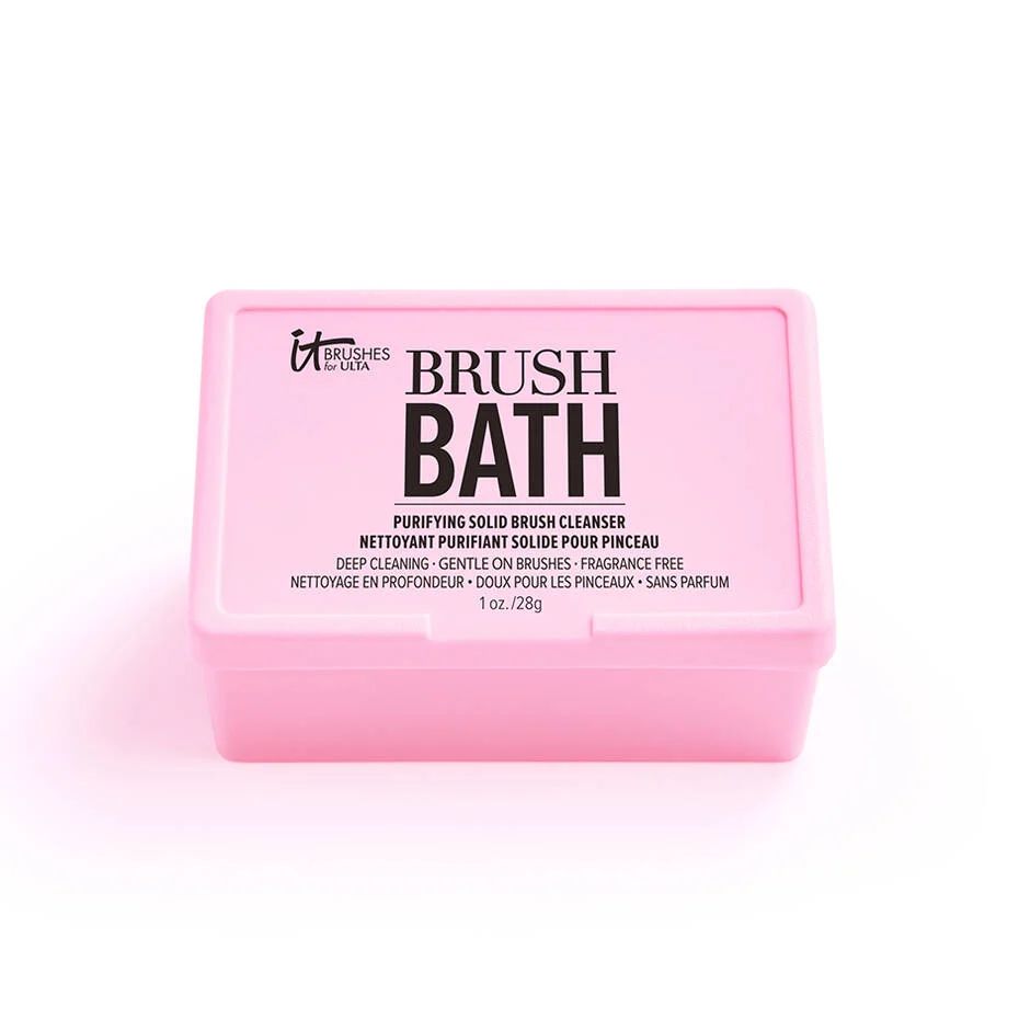 Brush Bath Purifying Solid Makeup Brush Cleanser | IT Cosmetics (US)