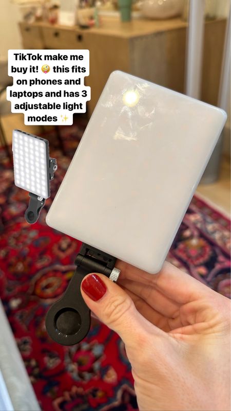 The infamous Alix Earle TikTok phone light from Amazon! This would be such a good white elephant gift!!

#LTKfindsunder50 #LTKHoliday #LTKGiftGuide
