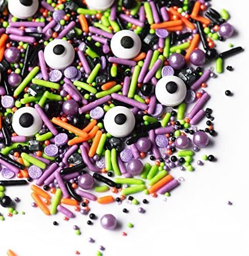 Sprinkles - Halloween Sprinkles - Cake Sprinkles - Candy Eyeball - Cupcake and Cake Topper - Mons... | Amazon (US)