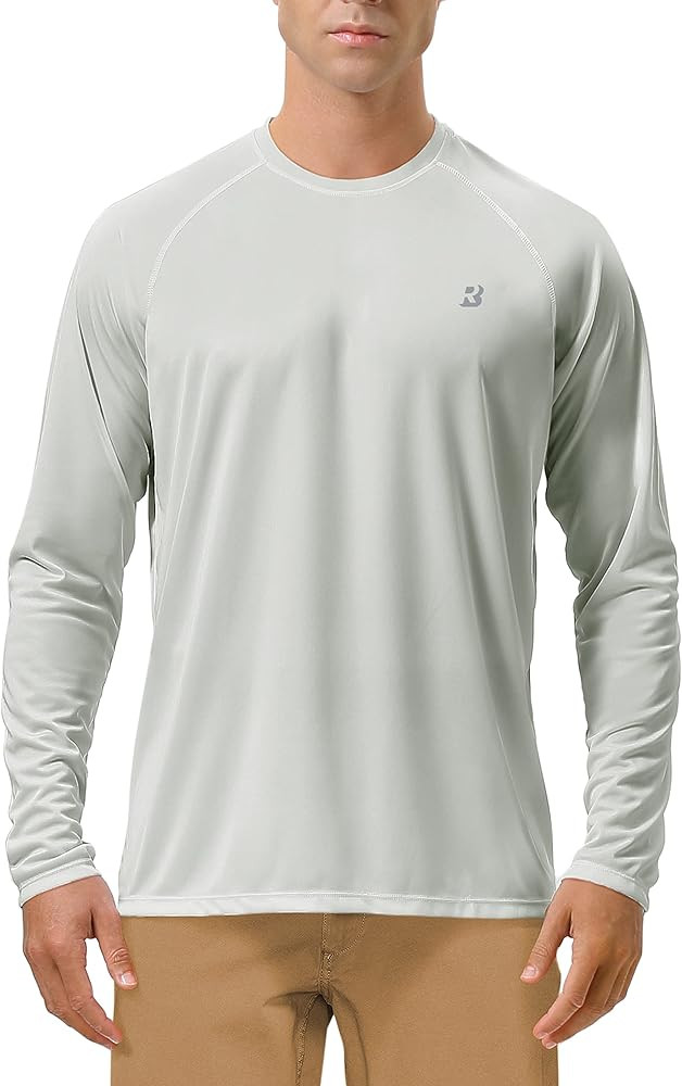 Amazon.com: Roadbox Mens UPF 50+ UV Sun Protection Shirts Outdoor Long Sleeve SPF Diving Rash Gua... | Amazon (US)