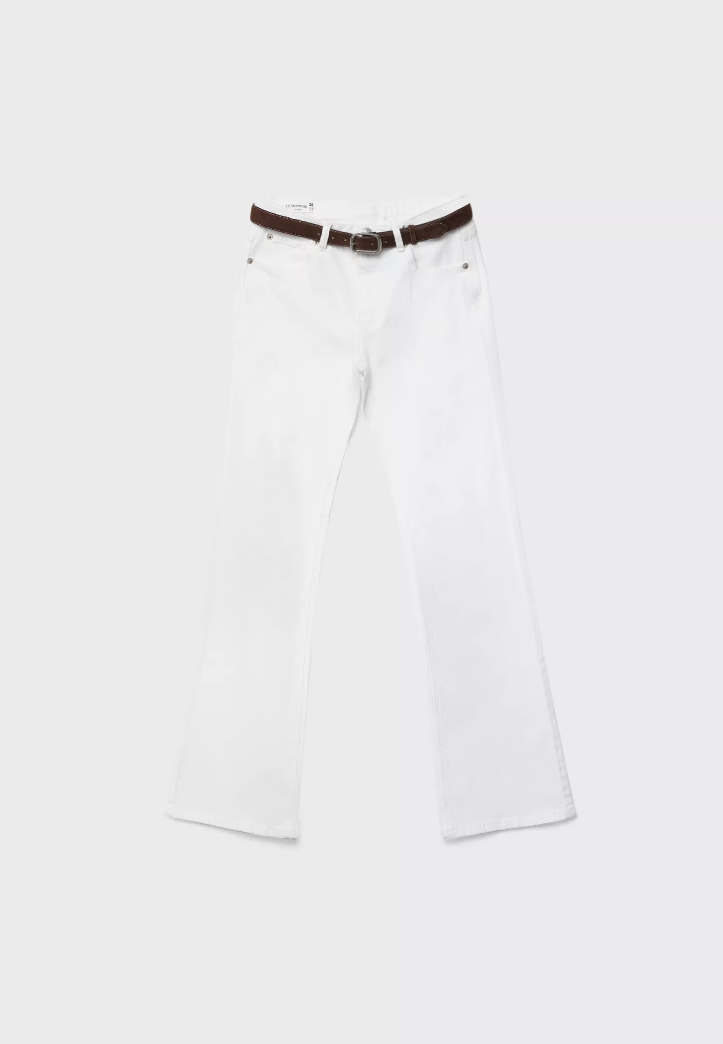 D68 Bootcut-Jeans mit G\u00fcrtel | Stradivarius DE