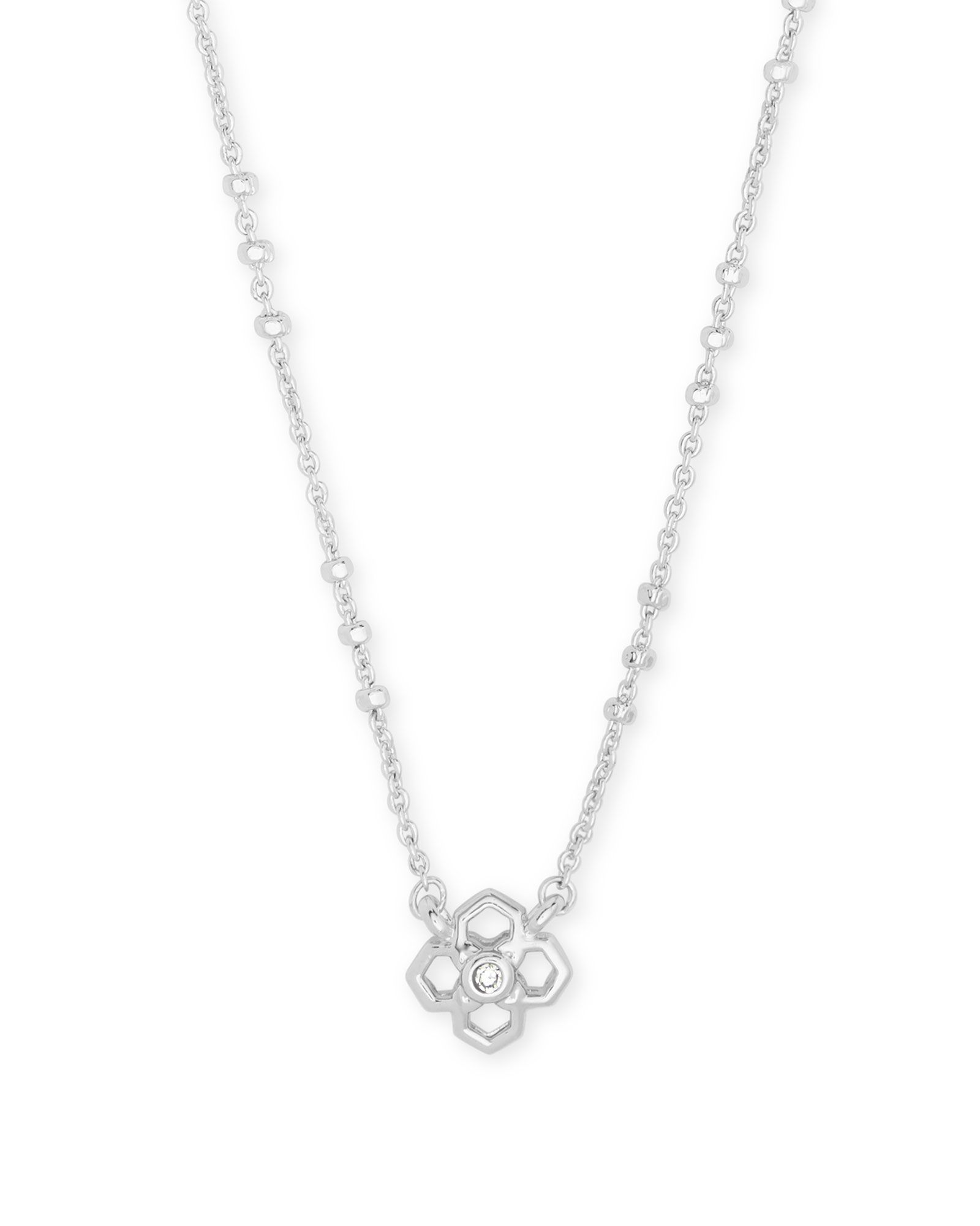 Rue Pendant Necklace In Silver | Kendra Scott