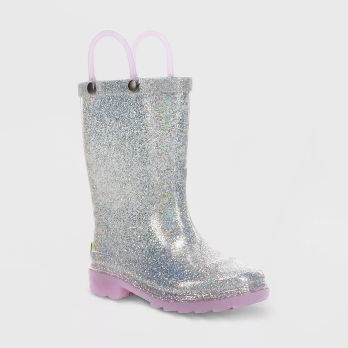 Toddler Girls' Western Chief Ozara Light-Up Rain Boots - Lavender | Target