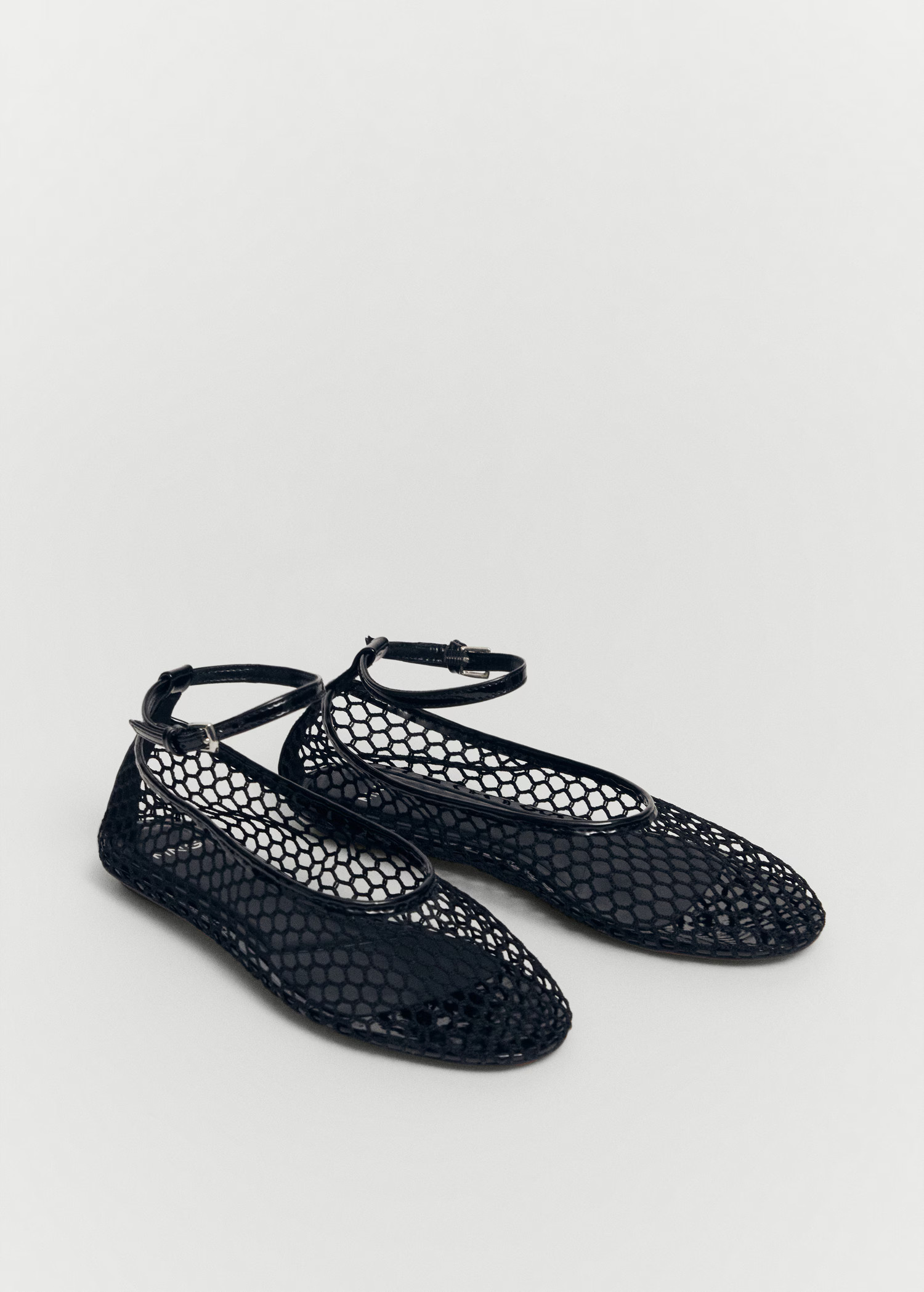 Ballerines maille filet bride | MANGO (FR)