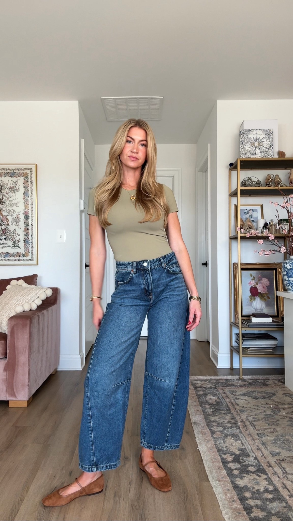 Barrel denim for fall! 
Runs TTS!

#LTKStyleTip #LTKSeasonal #LTKBeauty