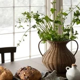KUNPENG Faux Rattan Woven Vase Sophisticated Home Staging Decor Modern Boho Flower Container Eleg... | Walmart (US)