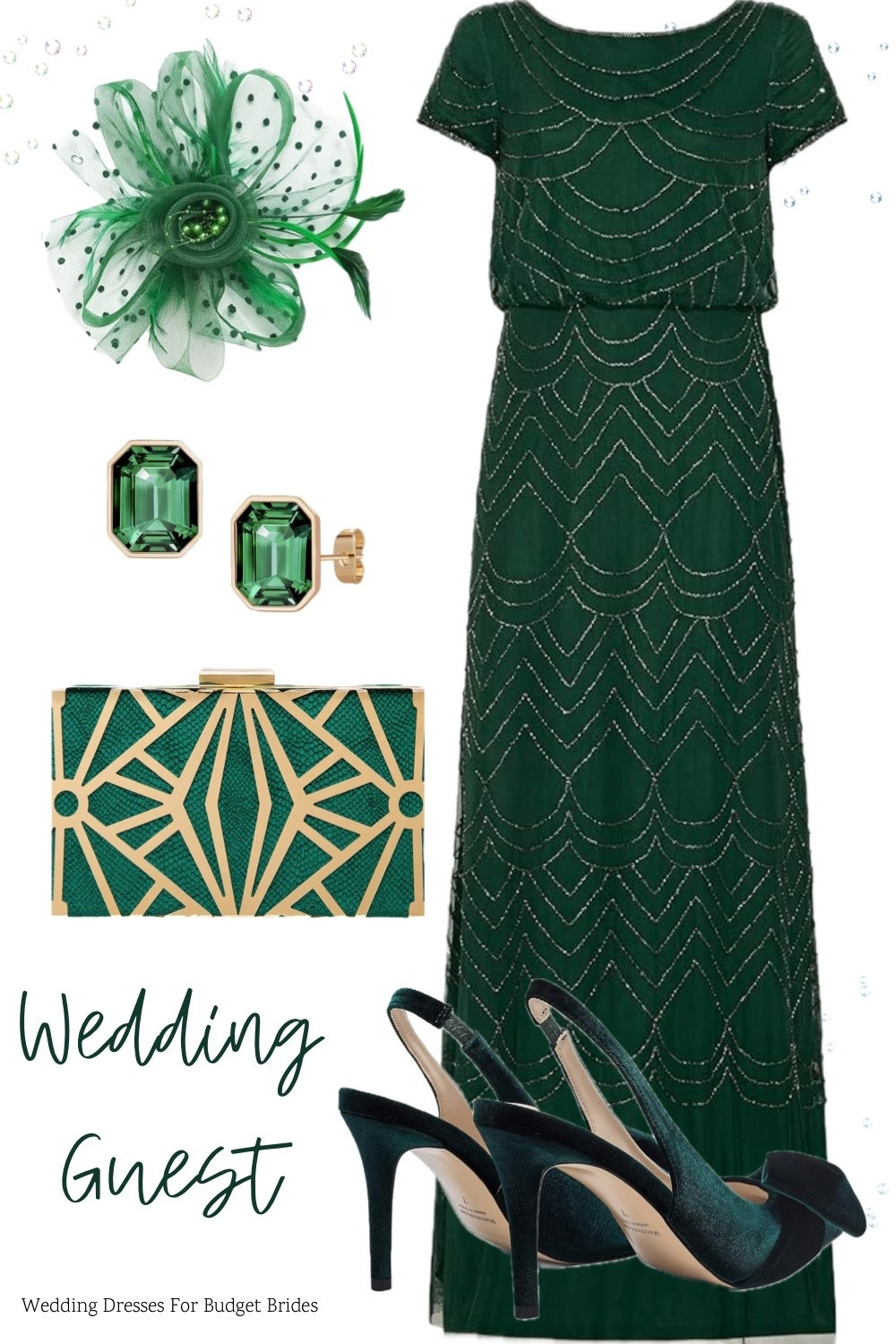 Green wedding guest dress and accessories on Amazon.

Special occasion dresses, long dresses, formal wedding guest dresses, party dresses, event dresses. 

#LTKSeasonal #LTKWedding