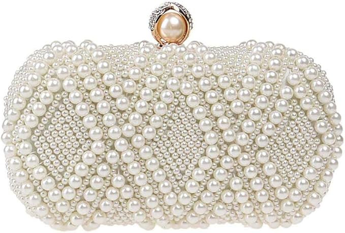 Cyfe Pearl Evening Bag Ladies Evening All Match Bag Banquet Bag | Amazon (US)