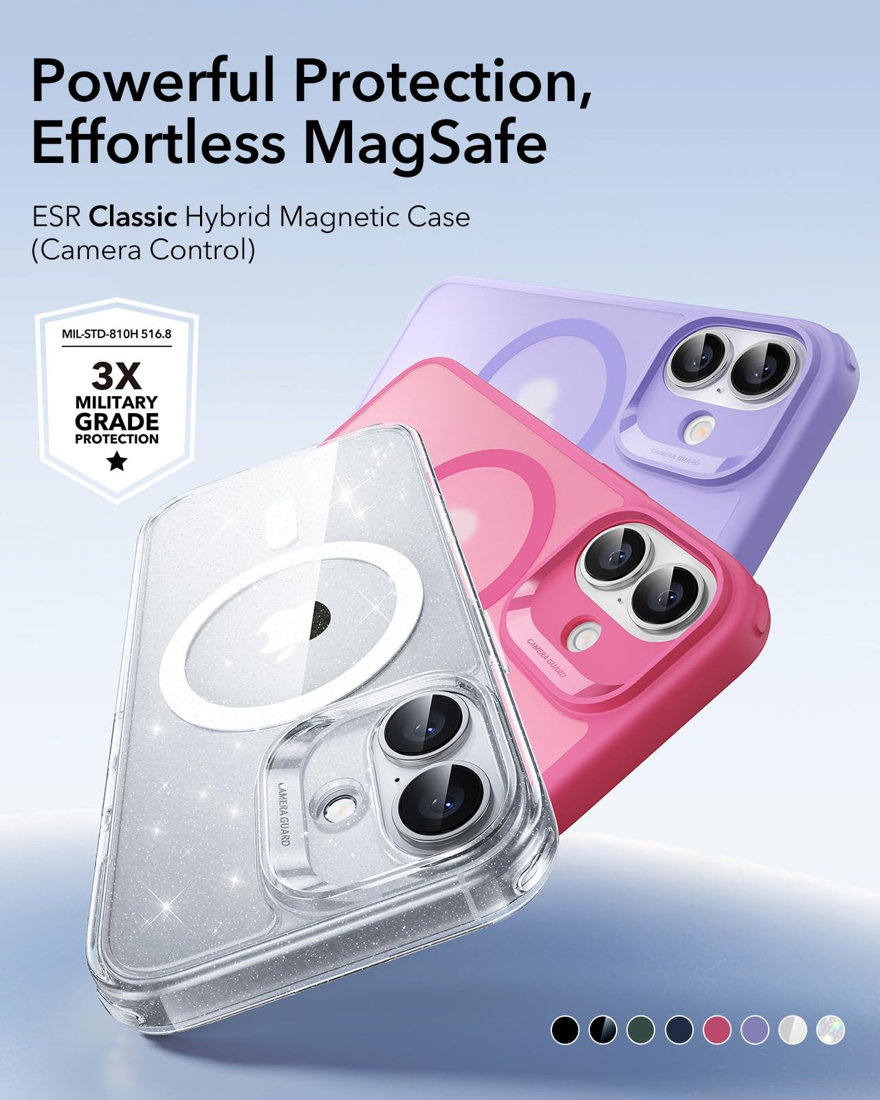 ESR for iPhone 17 Case, Camera Control, Compatible with MagSafe, Shockproof Military-Grade Protec... | Amazon (US)