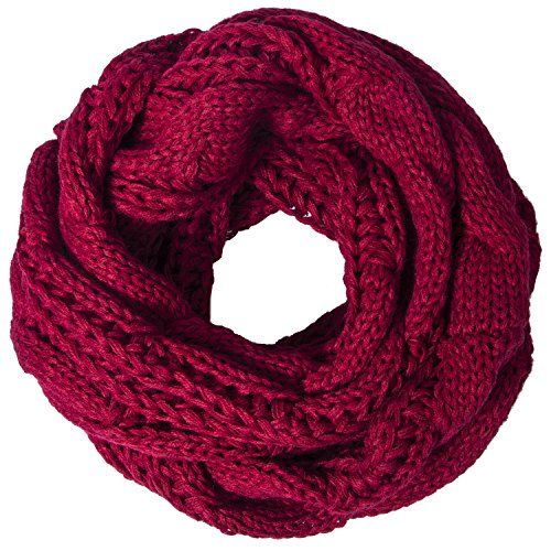 Loritta Womens Winter Warm Ribbed Thick Knit Infinity Scarf Circle Loop Cowl Scarf | Amazon (US)