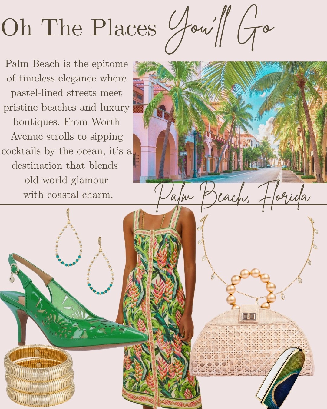 Palm Beach, Florida is where pastel-lined streets, luxury boutiques, and pristine beaches meet. From strolling Worth Avenue to sipping cocktails by the ocean, this timeless destination blends old-world glamour with coastal charm. Sharing my Palm Beach style picks—petite-friendly dress, bold accessories, and chic resort pieces perfect for a sun-soaked getaway.

#PalmBeachStyle #PetiteFashion #ResortWear #VacationOutfits #PalmBeachFlorida

#LTKTravel #LTKStyleTip #LTKPetite