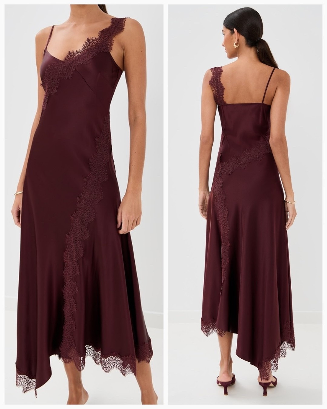 new at SHOPBOP fall - lace sleeveless dress maroon raisin // fashion favorites. summer to fall. fall dress. wedding guest dress. // #LTKstyletip #LTKautumn  #LTKwedding #LTKParties