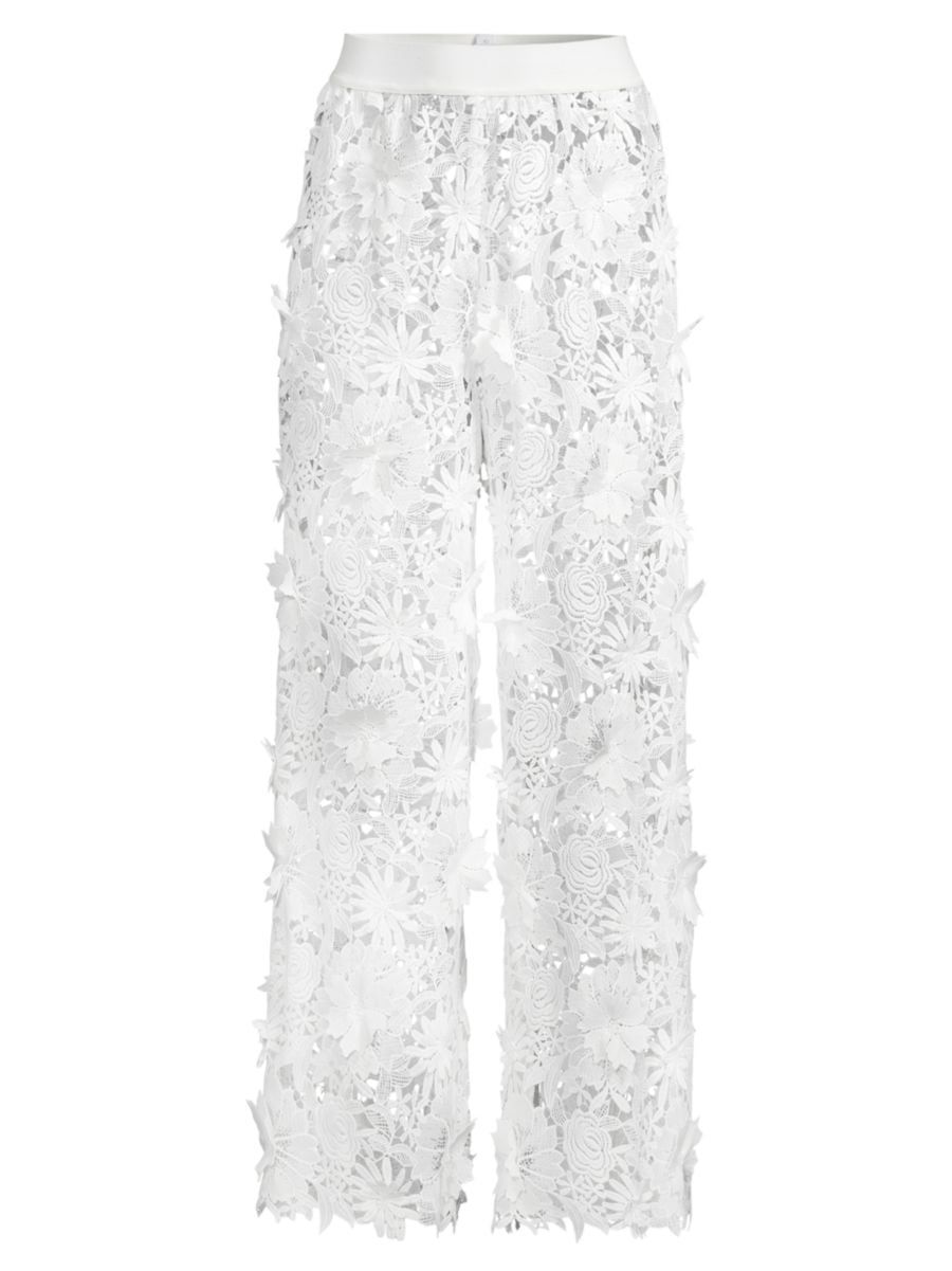 Cavani Guipure Lace Pants | Saks Fifth Avenue