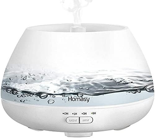 Homasy Essential Oil Diffuser, 500ml Aroma Diffuser Humidifier for Large room with Timer, Fragran... | Amazon (US)