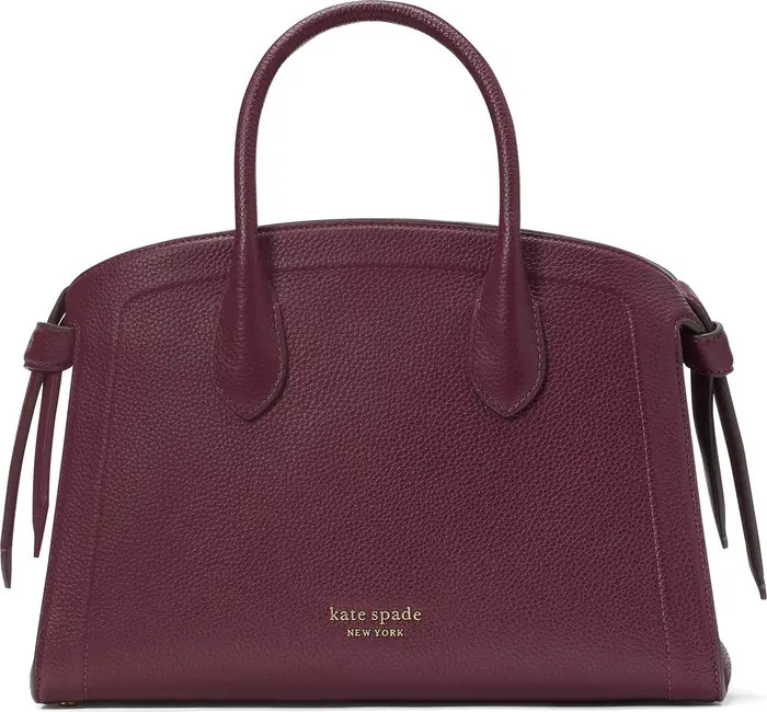 medium knott pebbled leather satchel | Nordstrom