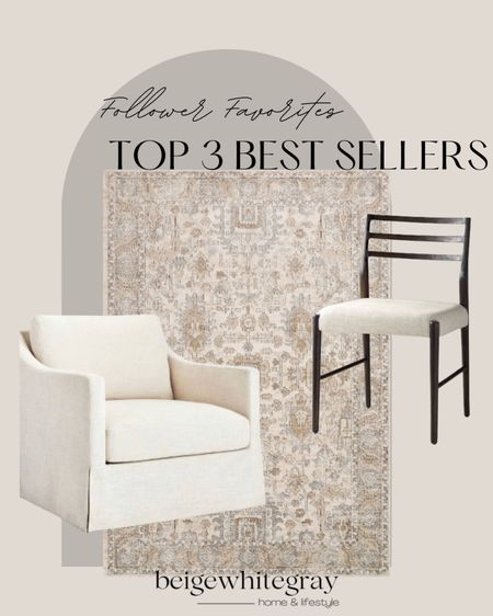 My top 3 best sellers of 2022!! The target Vivian chair is now available!! Wow! Run before it sells out! My living room rug is a must have for your neutral home! And my pottery barn dining room chairs are a crowed favorite from pottery barn!! 

#LTKhome #LTKstyletip #LTKFind