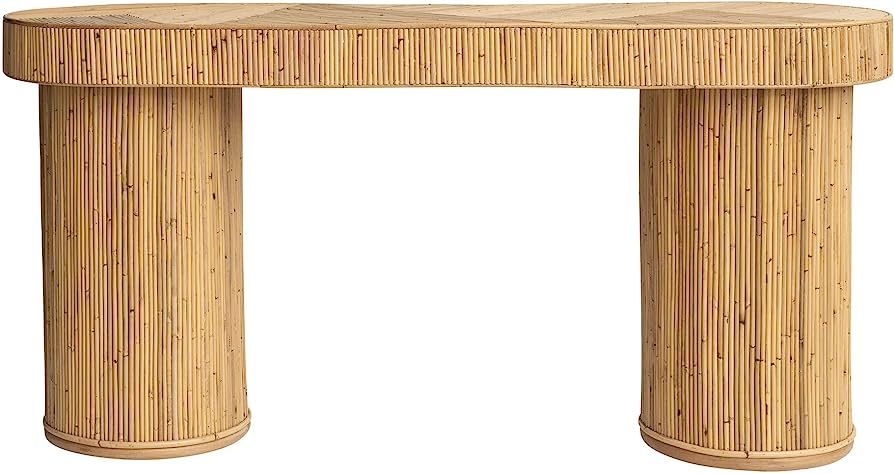 Bloomingville Boho Rattan Wrapped, Natural Console Table | Amazon (US)