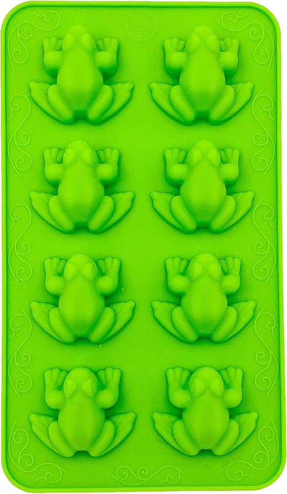 The Dreidel Company Frozen Frogs Silicone Mold, Candy Chocolate Frog Molds for Birthday, party, c... | Amazon (US)