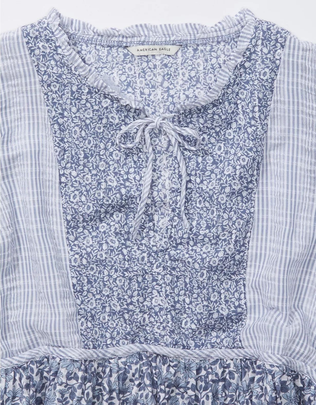 AE Long-Sleeve Peasant Blouse | American Eagle Outfitters (US & CA)