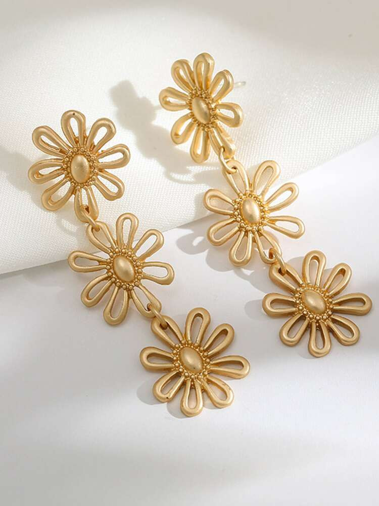 Flower Drop Earrings | SHEIN
