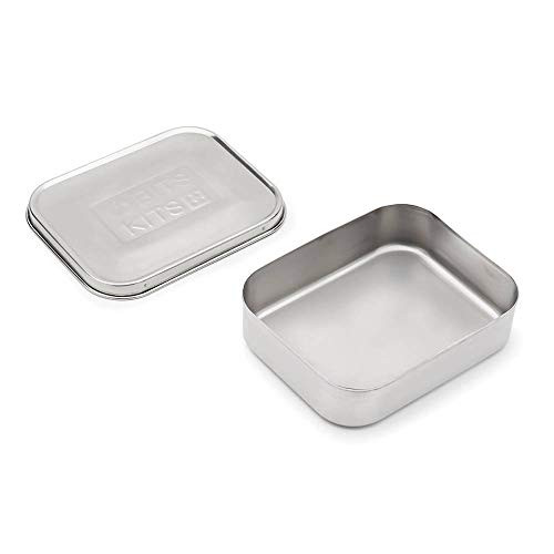 Bits Kits Stainless Steel Bento Box Lunch and Snack Container for Kids and Adults, 1 Compartment, 3 Cup Capacity, Color-Silver | Amazon (US)