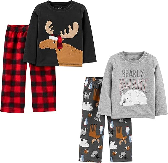Simple Joys by Carter's boys 4-piece Pajama Set | Amazon (US)