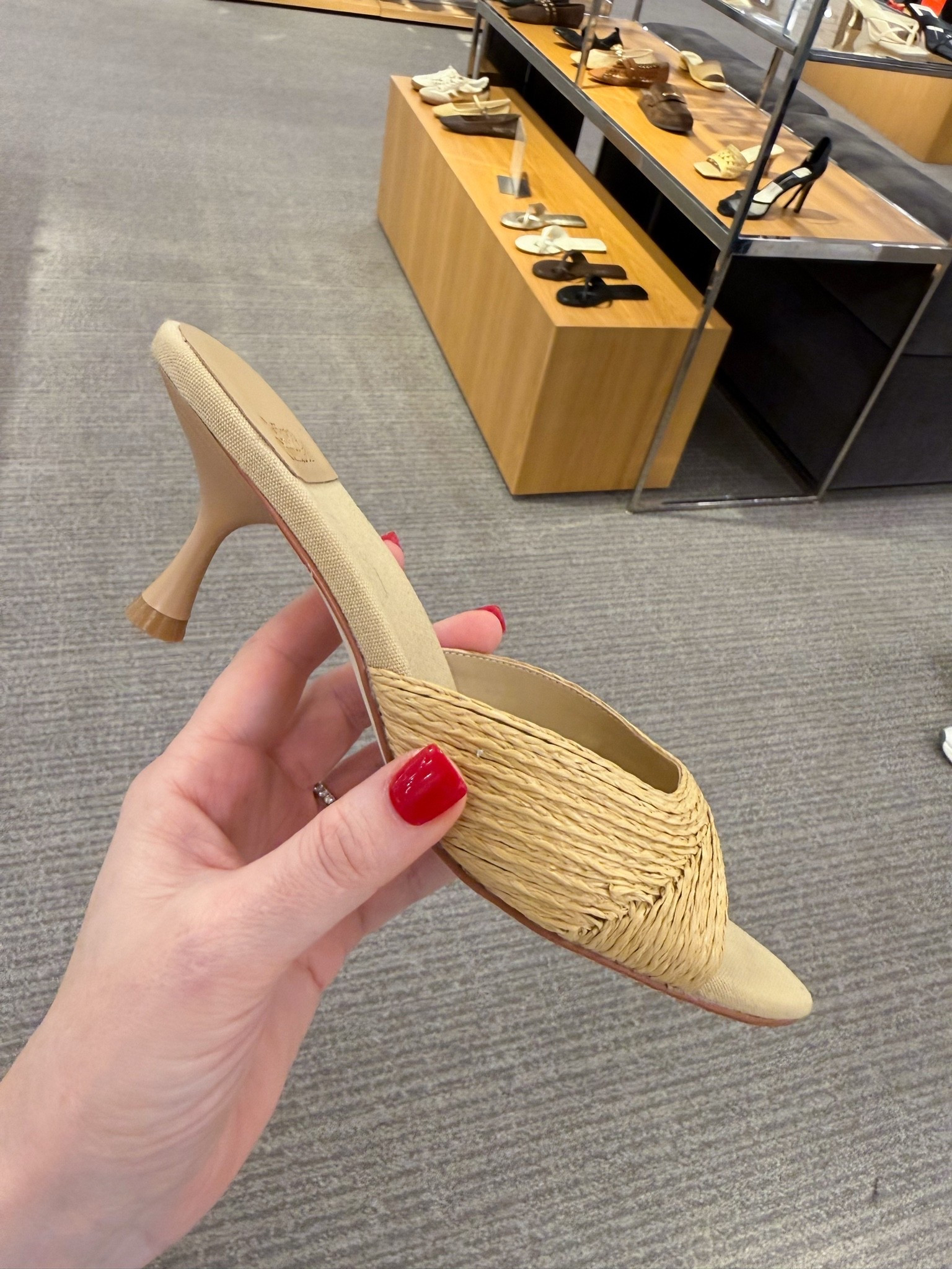 There is a more expensive version of this shoe so this one is a better deal and it has a great little height to it.