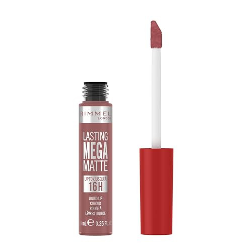 Rimmel London Lasting Mega Matte Liquid Lipstick, Long-Lasting, Hydrating, Vegan Formula - 110 - Blush, 0.25oz | Amazon (US)