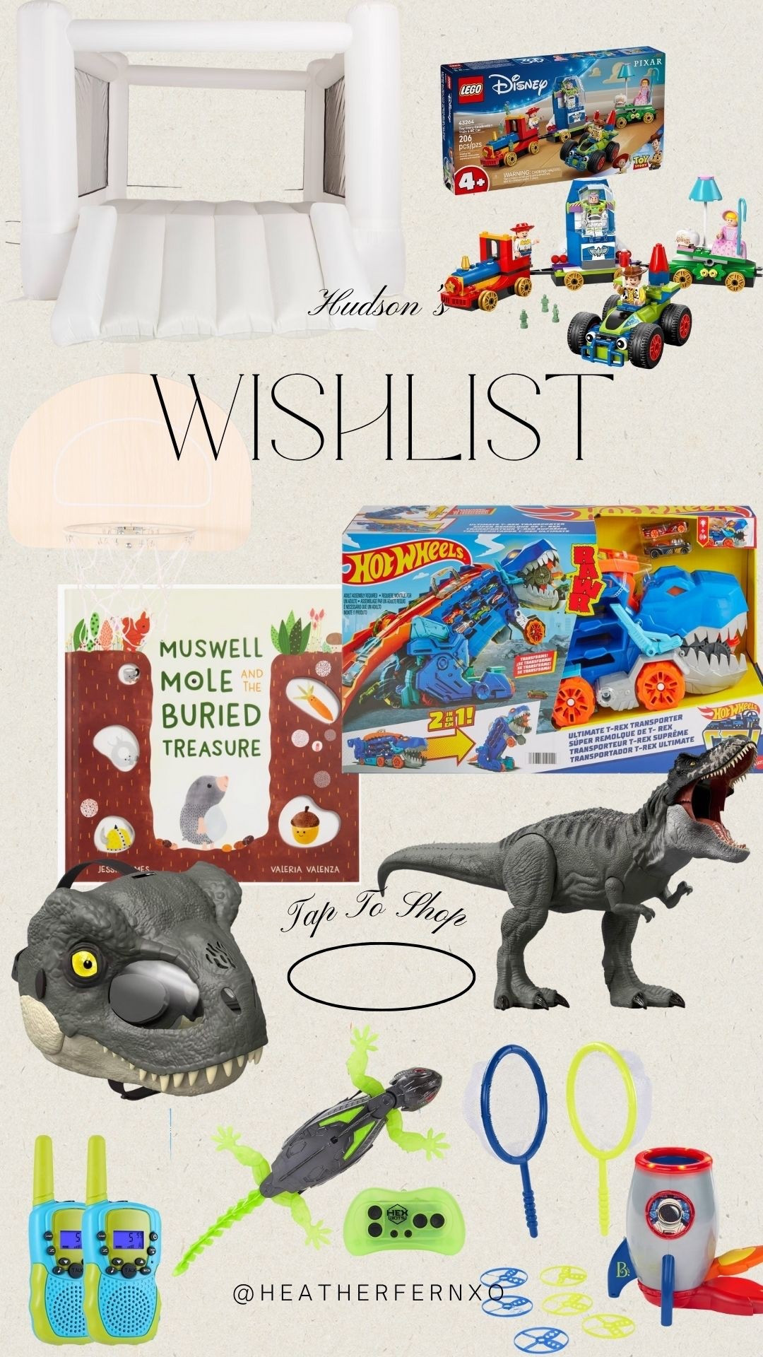 Hudson is still in his dinosaur era! Mixed with hot wheels. I love his mix of toys this year on his wishlist 

#LTKKids #LTKGiftGuide #LTKHoliday