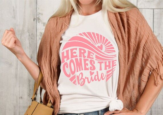 Here Here Comes the Bride Shirt Bachelorette Party | Etsy | Etsy (US)