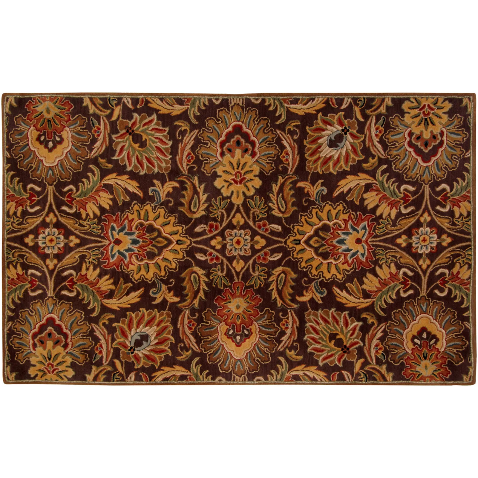 Surya Caesar Black Floral Rug, Ivory | Kohl's