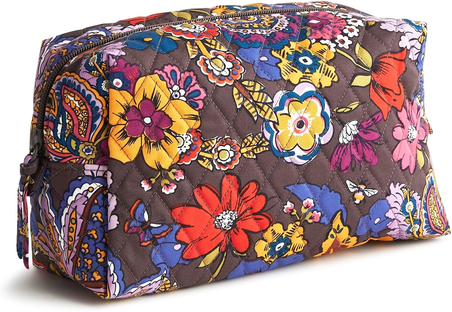 Vera Bradley Women's Cotton Large Cosmetic | Amazon (US)