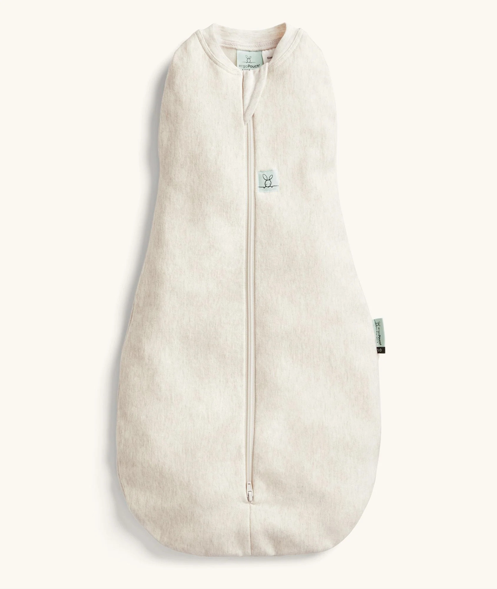 Cocoon Swaddle Sack 0.2 TOG Oatmeal Marle for Summer | ergoPouch US