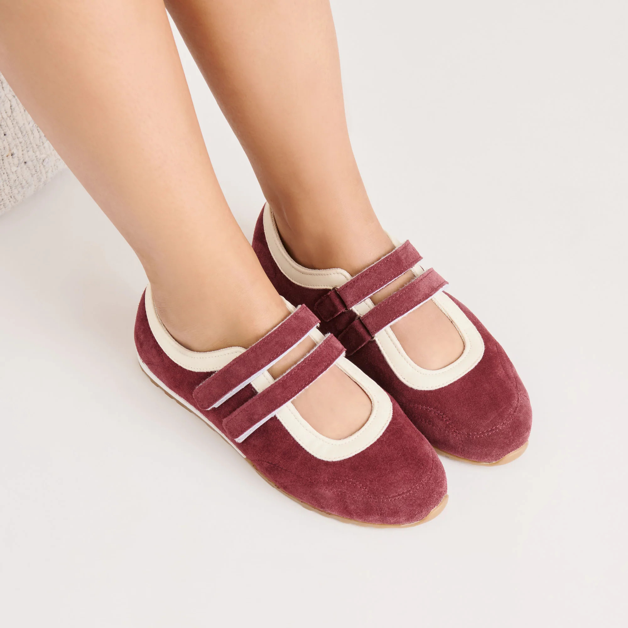 Swan Burgundy Suede Sneakers | Dolce Vita | DolceVita.com