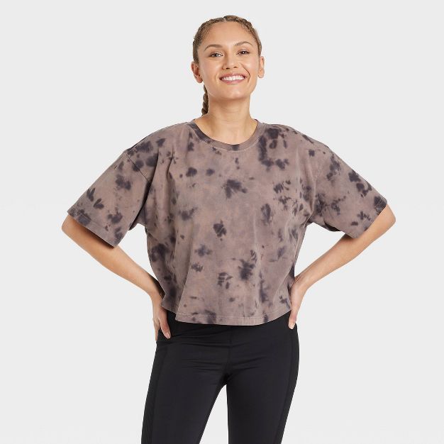 Women's Spray Dye Short Sleeve T-Shirt - JoyLab™ | Target