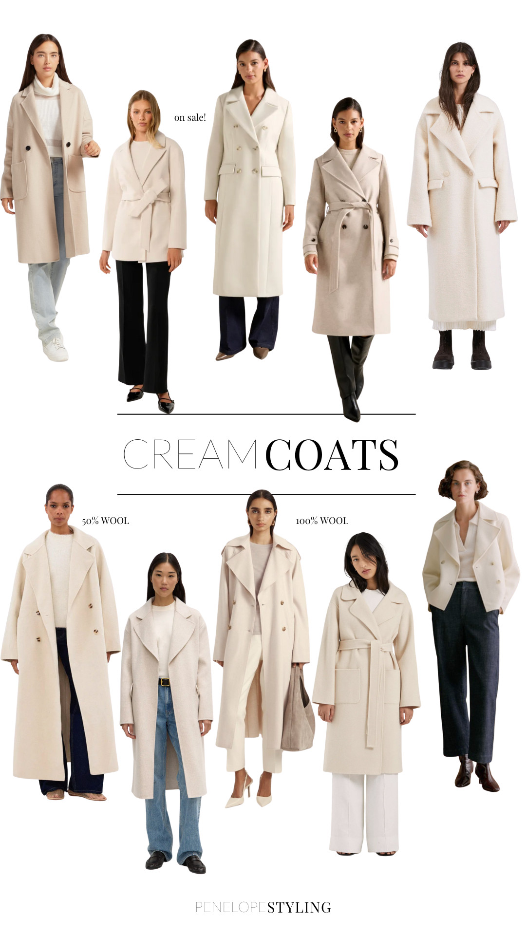 CREAMY tones to lighten up your Winter wardrobe! Love these coats, so cosy and luxe, and many of them on sale!

#coat #creamcoat #wintercoat #winterstyle #coatstyle 

 

#LTKaustralia #LTKwinter #LTKsale