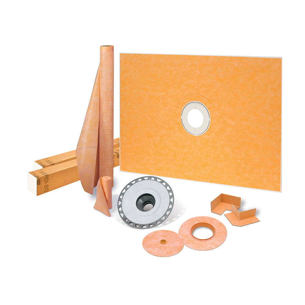 Schluter Systems Kerdi-Shower-Kit 38-in x 60-in PVC Flange 2-in | Lowe's
