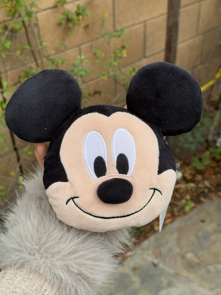 Tokyo Disney Mickey Mouse plush crossbody bag plush bag purse new | eBay US