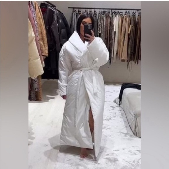 NWT ✨ SKIMS Cotton Duvet Robe Comforter Loungewear Marble Size XXS/XS | Poshmark