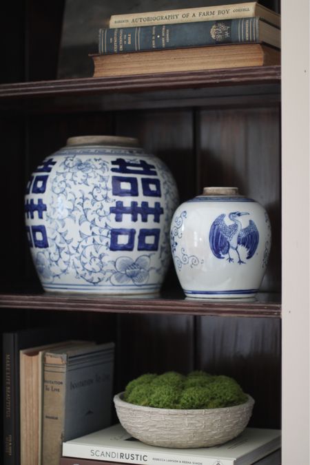 Temple jar, vintage Chinese vases, shelf styling, vintage modern shelves 

#LTKStyleTip #LTKFindsUnder100 #LTKHome