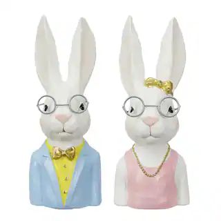 Assorted 13" Tabletop Easter Bunny with Glasses by Ashland® | Michaels Stores