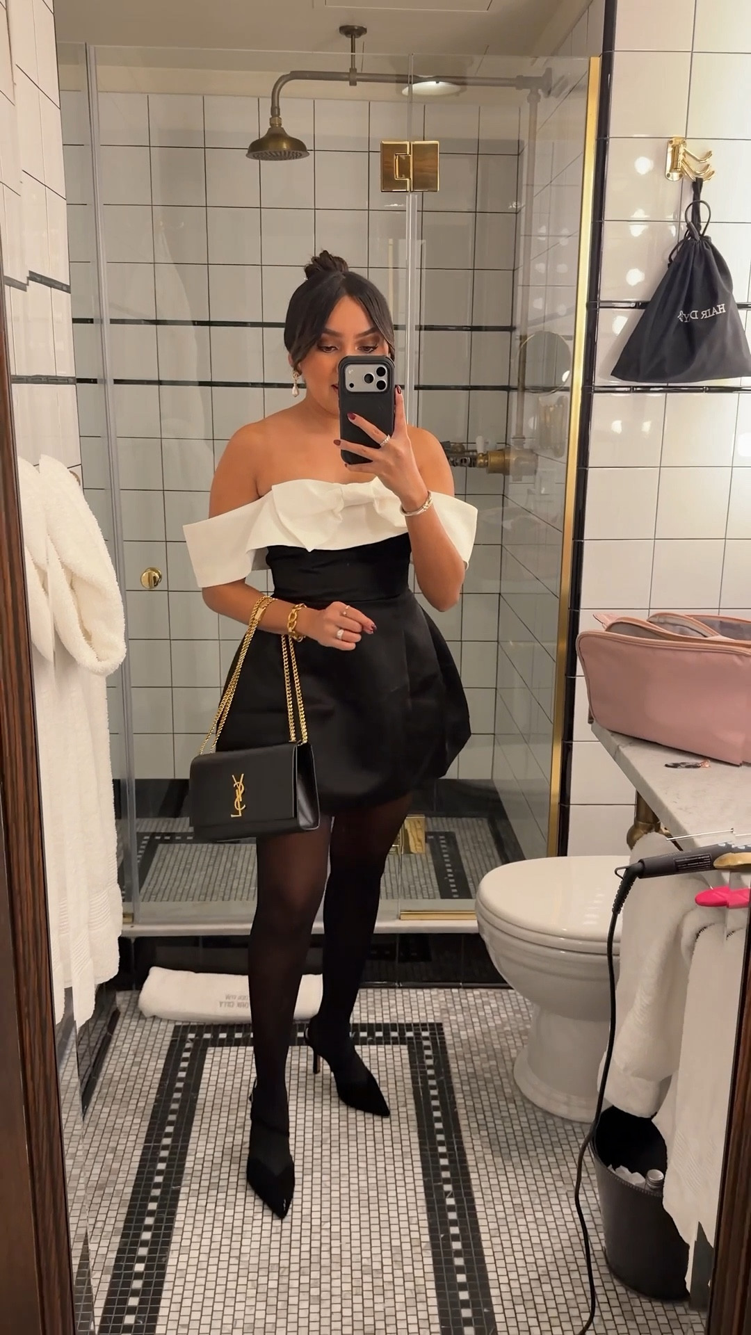 New York City Dinner Outfit Night 2! Dress size xs TTS
Tights size small TTS 
Black heels size 5 TTS 

#LTKFindsUnder100 #LTKPetite #LTKHoliday