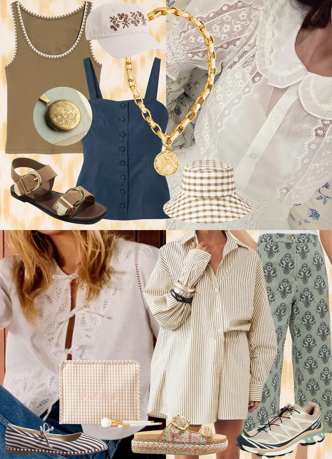 Subtlety Spring - Not an oversized floral or pastel to be seen. Think muted tones, lighter + less fabric. Temps can still dip, so if you aren’t ready for lace and tanks, update your knits with an accessory revamp.

#LTKShoeCrush #LTKFindsUnder100 #LTKFindsUnder50